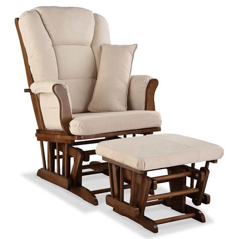 Storkcraft Tuscany Custom Glider and Ottoman with Free Lumbar Pillow (WhiteBeige) - Cleanable Upholstered Comfort Rocking Nursery Chair with Ottoman 4. . Storkcraft tuscany glider
